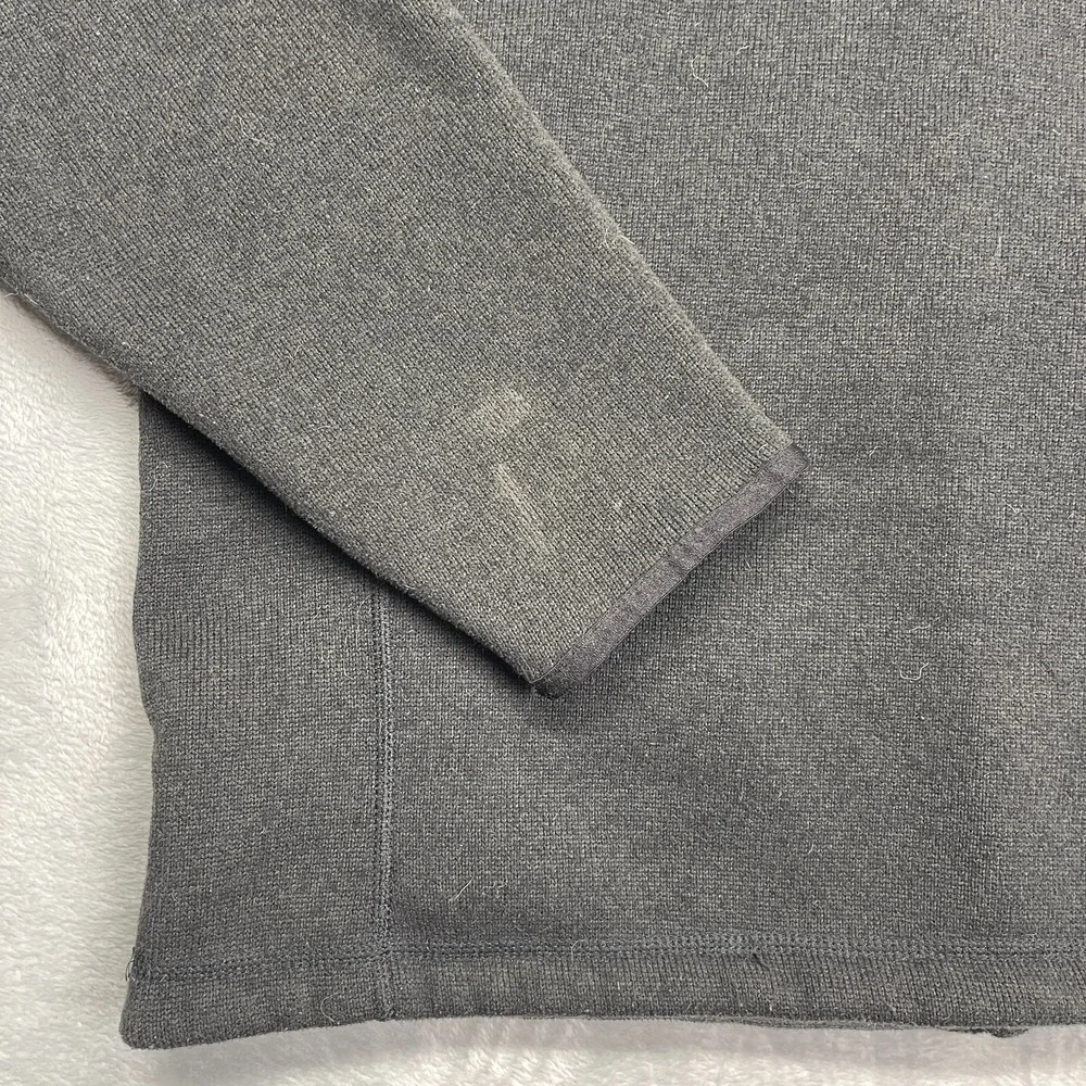 The North Face Gordon Lyons Jacket‎ Mens L Black Fleece Lined Long Sleeve Zip Up